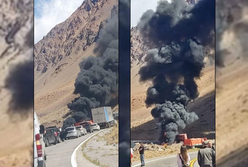 Incendio ruta siete