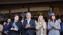 El incómodo saludo entre Javier Milei y Victoria Villarruel en la Expo Rural: mirá el video