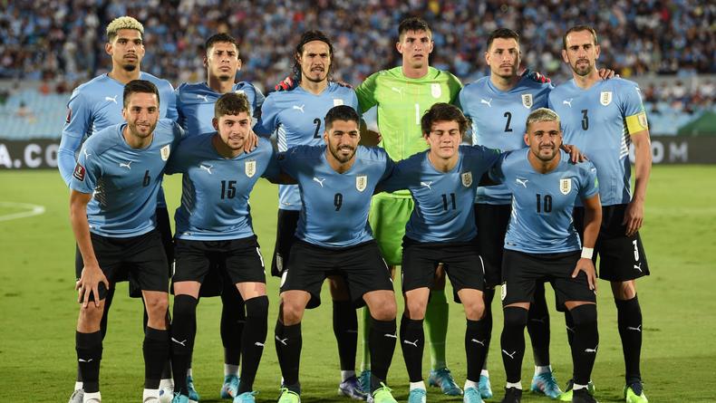 Uruguay presentó la camiseta para la Copa del Mundo de Qatar 2022