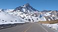 Paso Pehuenche, al Sur de Mendoza.