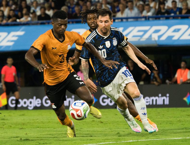 La Selección argentina de fútbol vencio 4 a 0 a Zambia en el estadio Alberto J. Armando, conocido popularmente como “La Bombonera”.
