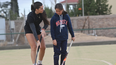 Agustina Albertario compartió una jornada de entrenamiento y aprendizaje con jóvenes jugadoras del hockey mendocino.