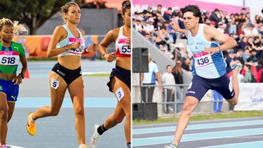 Rocío Campanini y Franco Pérez aportaron dos medallas a la actuación argentina en el atletismo en Santa Fe.