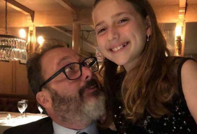 Gerardo Rozin y su hija