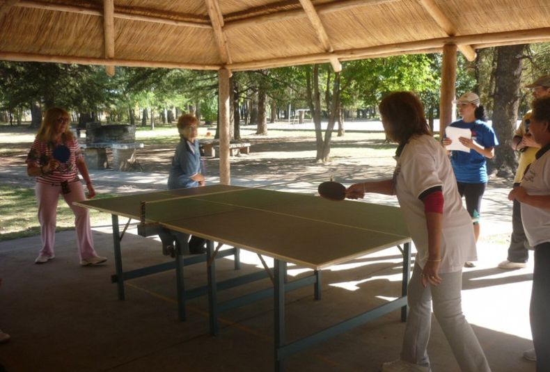 13  3º Encuentro Adulto Mayor en San Rafael- Partido Tenis de Mesa, femenino--- Martes 26-03-13