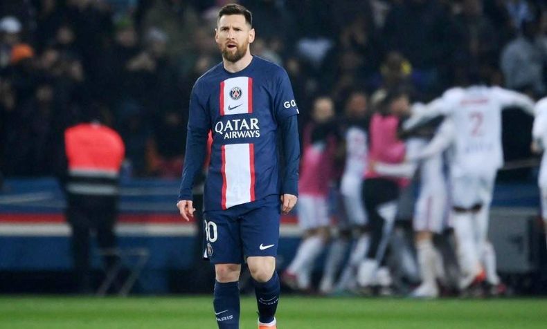 Lionel Messi estuvo borrado.