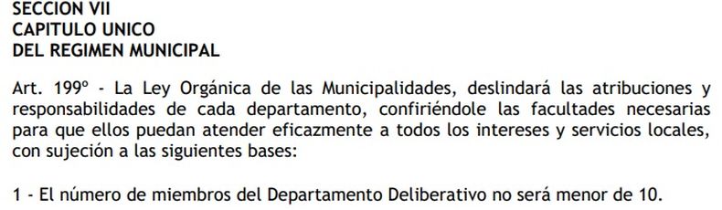 El art&iacute;culo 199 de la Constituci&oacute;n de Mendoza es taxativo. Y la propia enmienda propuesta declama su respeto en las futuras Cartas Org&aacute;nicas.