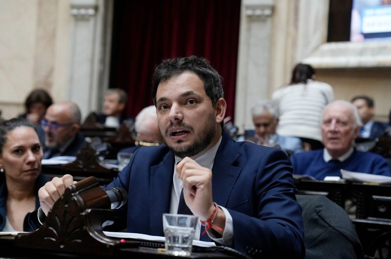 Álvaro Martínez, uno de las diputados nacionales que renueva su mandato.