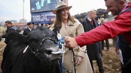 La vice visitó la Expo Rural 2024 y se refirió a las polémicas con Milei
