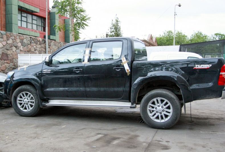 Hilux médico asesinado