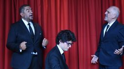 Marcelo Hernández, Leonardo Pitella y José Pitella están en la ópera que se presenta este domingo.