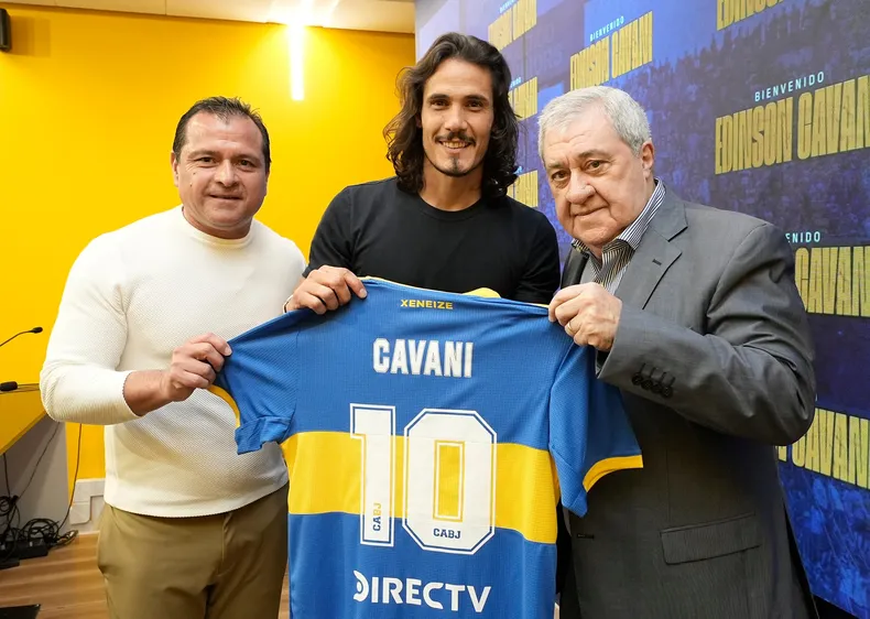 Edinson Cavani seguirá en Boca Juniors hasta el 2025