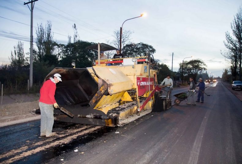 Asfalto en San Rafael