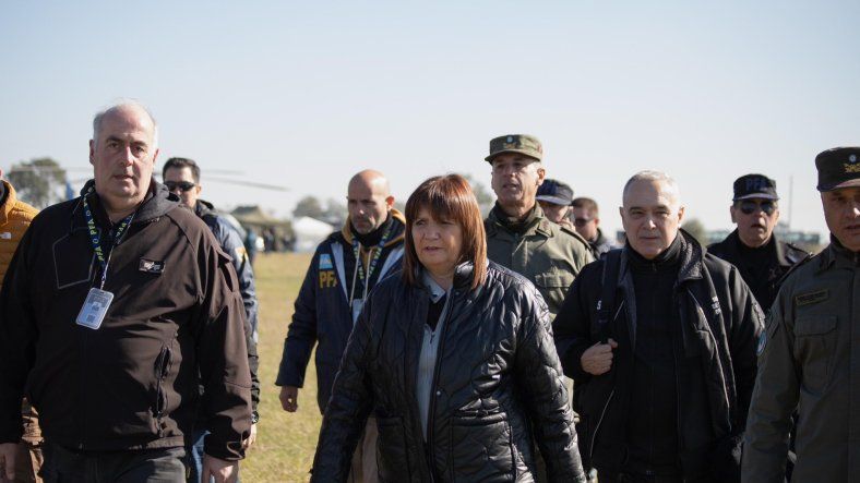 Patricia Bullrich está en Corrientes.