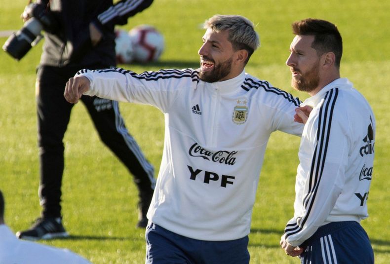 Aguero y Messi