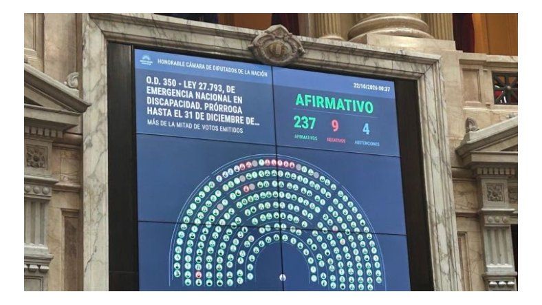 La Cámara de Diputados dio media sanción a la nueva Ley de Discapacidad.