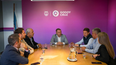 Diego Costarelli recibió a los intendentes en Godoy Cruz.