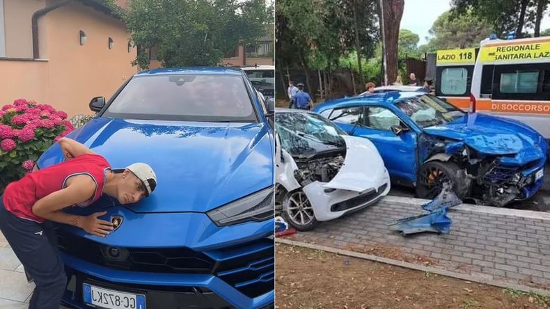 Vito Loiacono, uno de los youtubers implicados en el accidente.