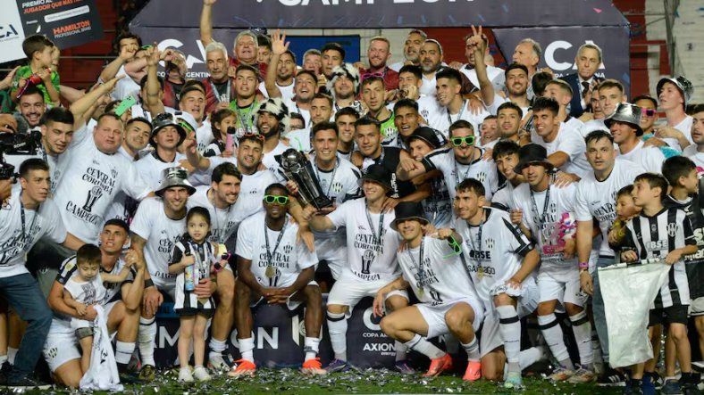 El fútbol Ferroviario de festejo.