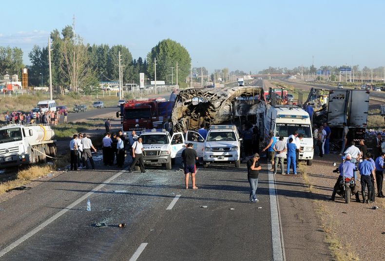 Accidente ruta 7
