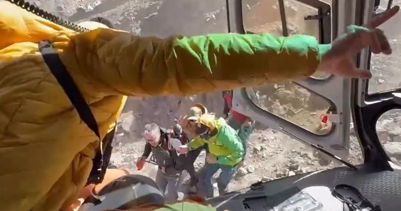 Rescate de alto riesgo en el Aconcagua: un guía de trekking se descompensó a 4.200 metros