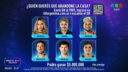 Gran Hermano tiene un nuevo eliminado: quién dejó la casa más famosa.
