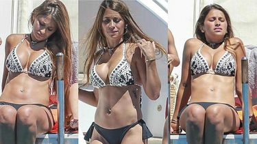 Antonela Roccuzzo, la esposa de Messi.