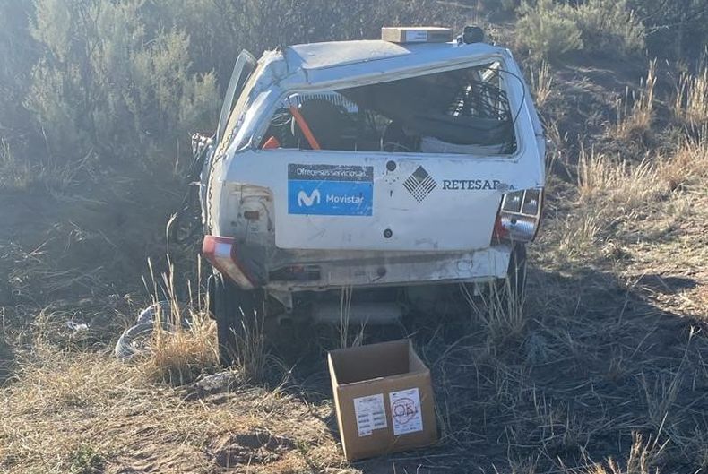 El accidente vial ocurrió en la mañana de este martes. 