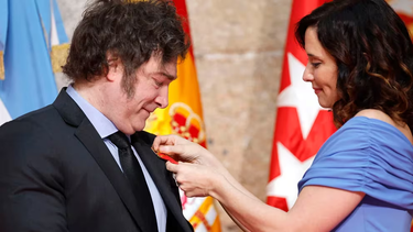 Javier Milei fue premiado en España.