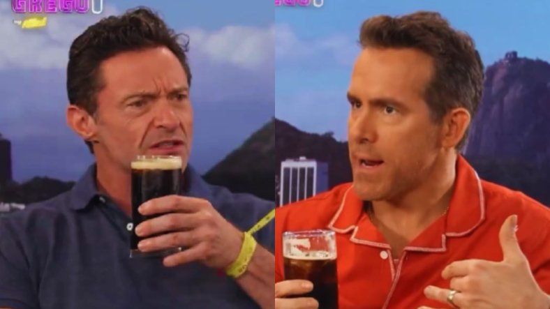 Hugh Jackman y Ryan Reynolds probaron fernet por primera vez: ¿les gustó el sabor?