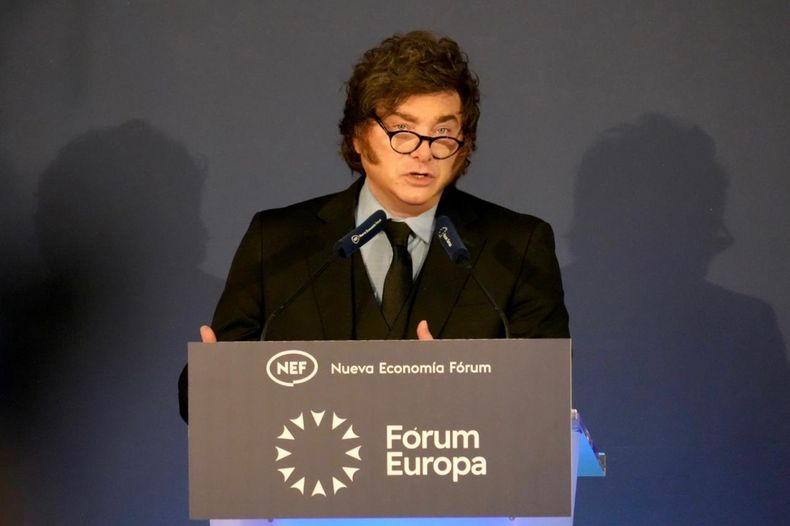 Javier Milei calificó de impresentable y dictador a Pedro Sánchez.&nbsp;