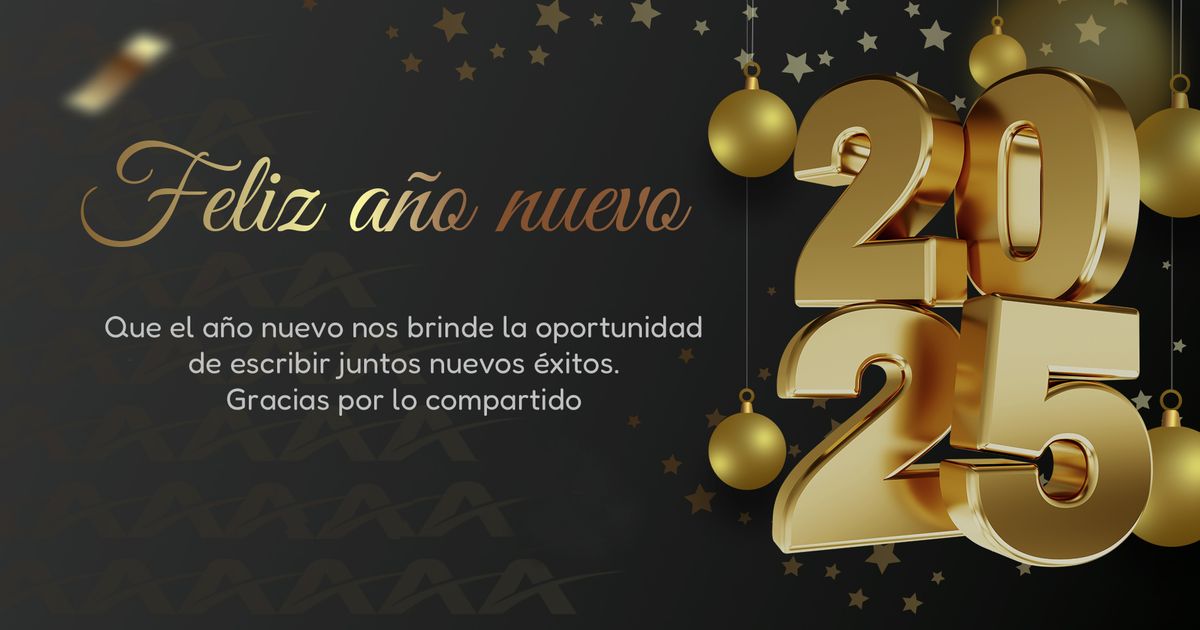 Sitio Andino te desea ¡Feliz Año Nuevo!