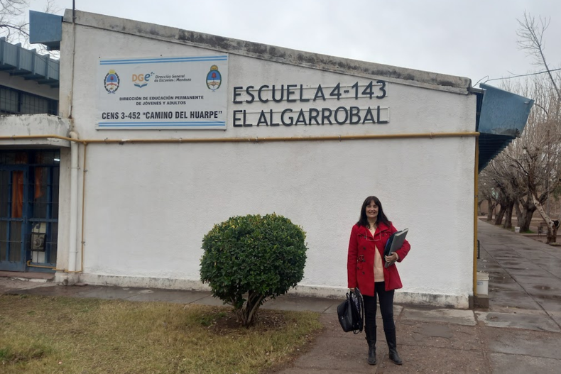 Nilda tuvo su último día de clases en la Escuela El Algarrobal a mediados de 2024.