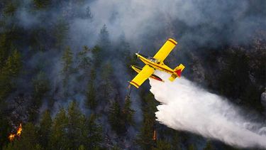 Diputado mendocino impulsa un proyecto para que el Estado compre aviones hidrantes por los incencios en Chubut