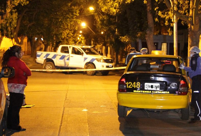 Taxista baleado