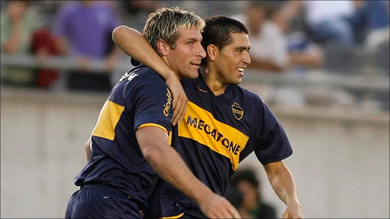 Martín Palermo y Juan Román Riquelme compartieron una de las sociedades más exitosas de Boca.