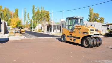 El departamento de Rivadavia sigue su plan del programa de pavimentación.