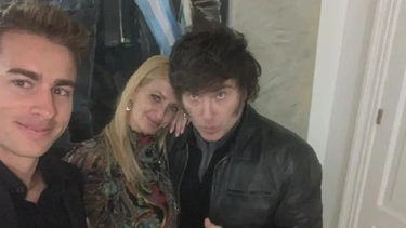 Yuyito González compartió una cena en Olivos con Javier Milei y su hijo.