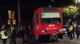 Descarriló el Metrotranvía y hay tres personas lesionadas