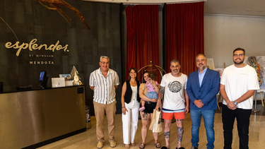 Primeros turistas del año en Maipú Municipio.