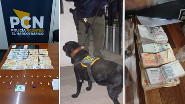 Además de droga, se secuestró una importante suma de dinero en efectivo. Además de droga, se secuestró una importante suma de dinero en efectivo.