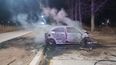 Fatal accidente en San Martín: chocó contra un árbol y murió tras incendiarse su auto