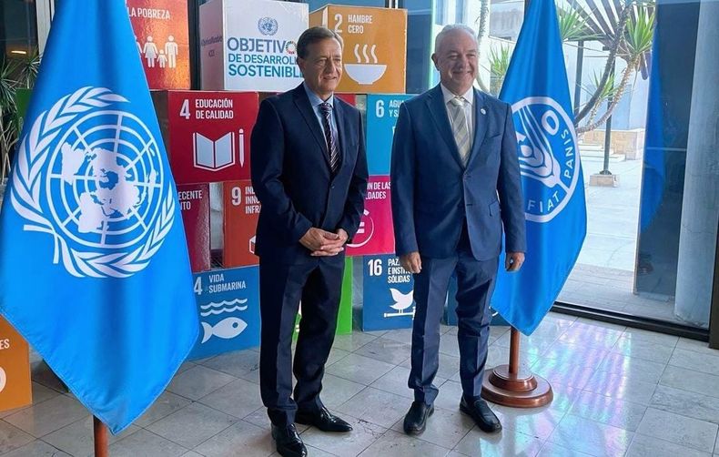 Rodolfo Suarez tendrá una jornada de trabajo en la Organización de las Naciones Unidas para la Agricultura y la Alimentación, ubicada en Chile.