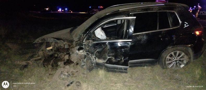 En San Carlos un choque frontal provocó la muerte de una mujer.&nbsp;