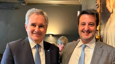 El subsecretario de Relaciones Institucionales del Gobierno de Mendoza, José María Videla Sáenz, participó en una reunión con el canciller Pablo Quirno.