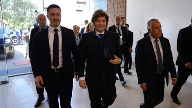 Javier Milei está en San Rafael y participa del Almuerzo de las Fuerzas Vivas