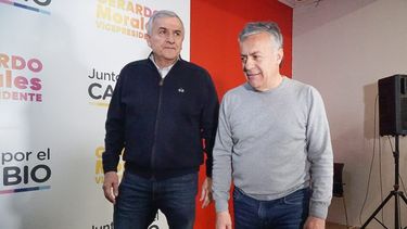 cornejo, junto a morales: juntos por el cambio es la unica en condiciones de gobernar la argentina