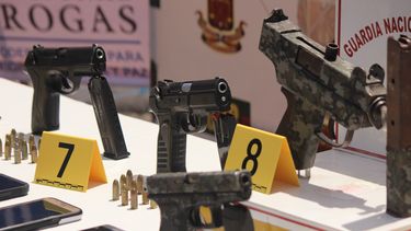 El 70% de las armas decomisadas en México provienen de Estados Unidos.