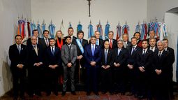 (Foto: Pacto de Mayo). Los gobernadores esperan detalles del Presupuesto 2026.