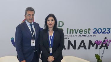 Sergio Massa está en Panamá.